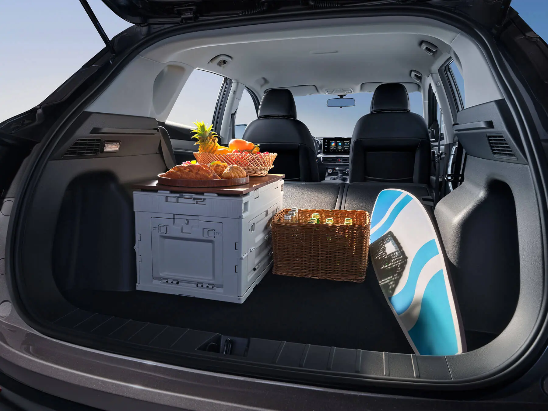 Excelente capacidad de carga con maletero de 330L